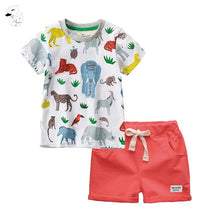 Load image into Gallery viewer, T-shirts Shorts Summer Children Clothing Set