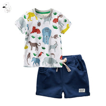 Load image into Gallery viewer, T-shirts Shorts Summer Children Clothing Set