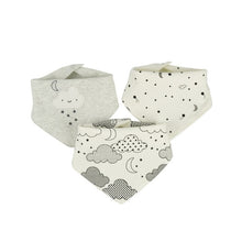 Load image into Gallery viewer, 3 pieces Snaps Bandana for Baby Feeding Accessories
