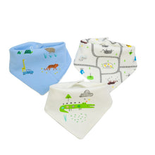 Load image into Gallery viewer, 3 pieces Snaps Bandana for Baby Feeding Accessories