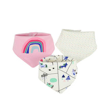 Load image into Gallery viewer, 3 pieces Snaps Bandana for Baby Feeding Accessories