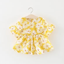 Load image into Gallery viewer, Bow Lemon Print  Princess Dress