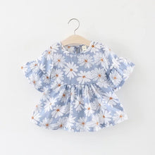 Load image into Gallery viewer, Bow Lemon Print  Princess Dress