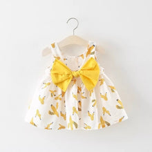 Load image into Gallery viewer, Bow Lemon Print  Princess Dress