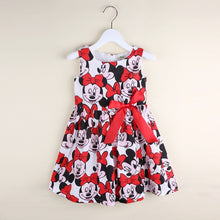 Load image into Gallery viewer, Cartoon Mouse Printed Summer Dress