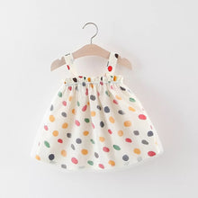 Load image into Gallery viewer, BNWIGE Baby Girls Dress Summer Clothes Baby Dress Princess 0-2 Years Newborn Infant Dresses Dot Sleeveless Toddler Clothes