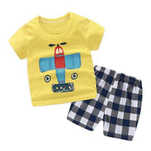 Load image into Gallery viewer, New Fashion Cartoon Sailing Cloth Set