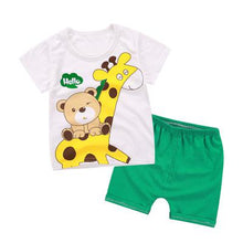 Load image into Gallery viewer, New Fashion Cartoon Sailing Cloth Set