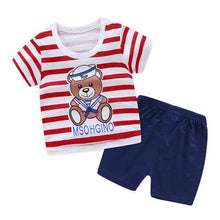 Load image into Gallery viewer, New Fashion Cartoon Sailing Cloth Set