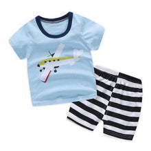 Load image into Gallery viewer, New Fashion Cartoon Sailing Cloth Set