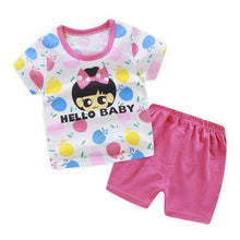 Load image into Gallery viewer, New Fashion Cartoon Sailing Cloth Set