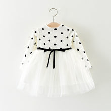 Load image into Gallery viewer, Princess Dress Girl Long-sleeved Round Neck Casual Dress