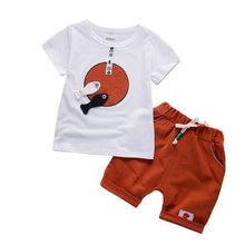 Load image into Gallery viewer, T-shirt Shorts Trousers Clothes Set