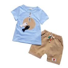 Load image into Gallery viewer, T-shirt Shorts Trousers Clothes Set