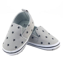 Load image into Gallery viewer, Gray Star Cotton Shoes
